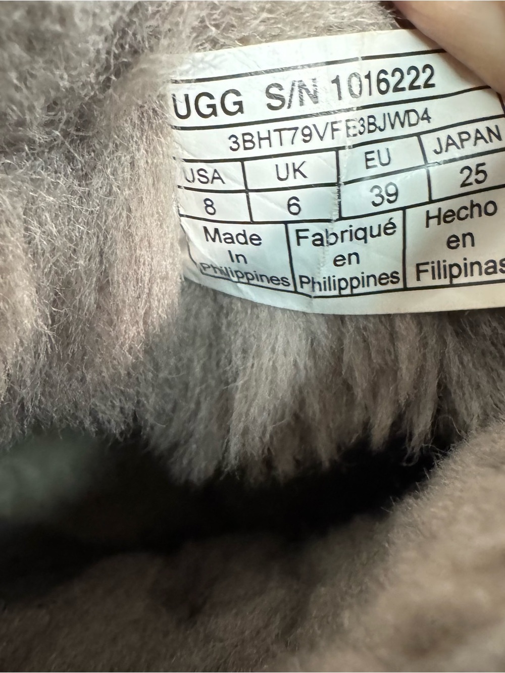 UGG Women's Classic Mini II Boots Grey Suede Sheepskin 1016222 Size 8 - Picture 7 of 9